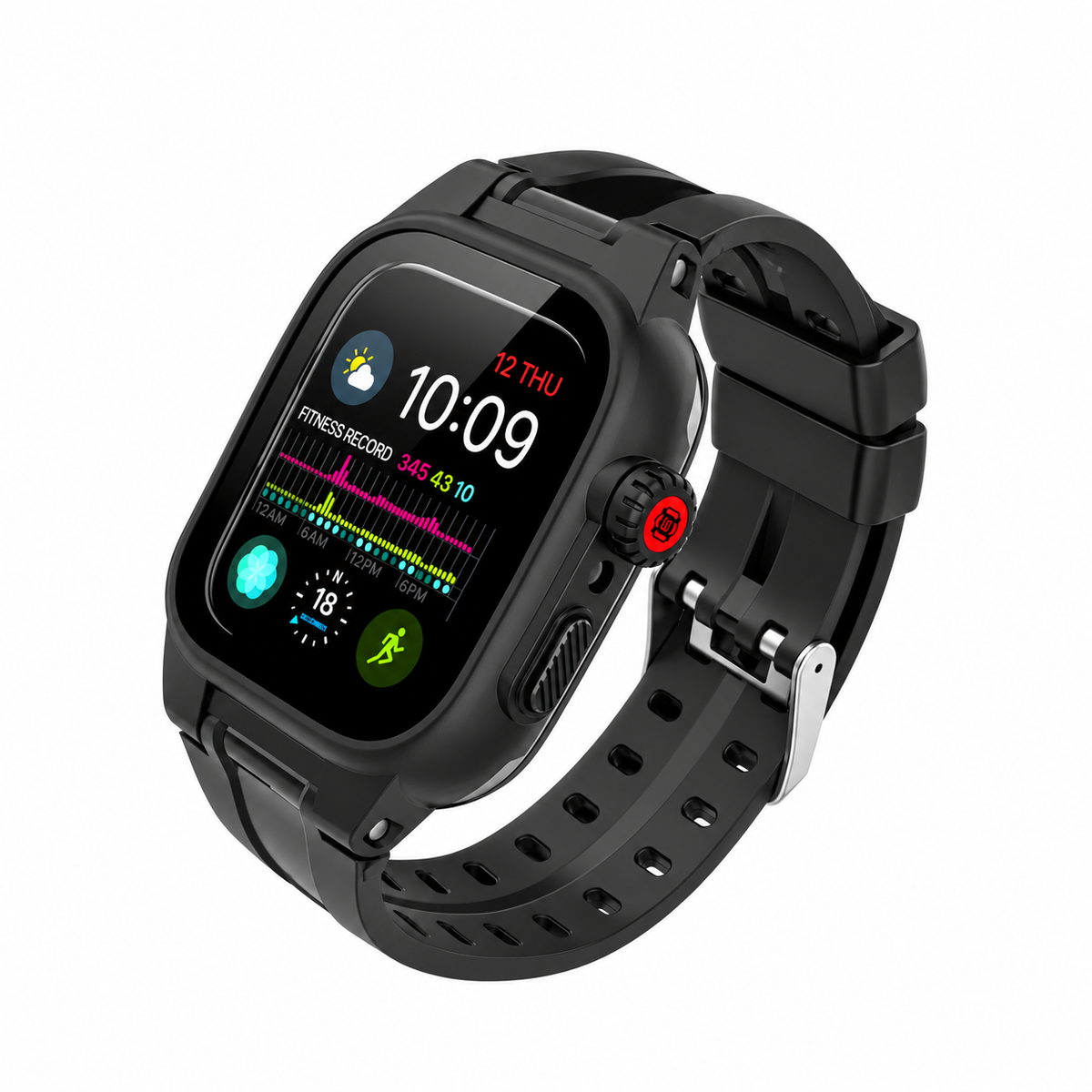 KREWLINE x SHELLBOX | IP68 Waterproof Apple Watch Protective Case – 44mm